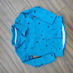 (3/$35) EUC Peekaboo Beans collared long sleeve (approx 6-9 months)